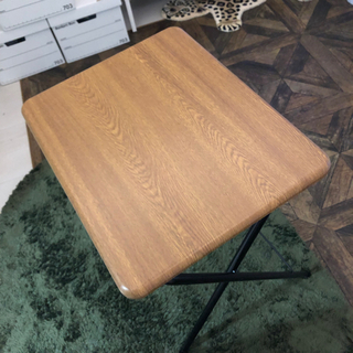 サイドテーブル 折りたたみテーブル 幅50cm 小型 【無料】