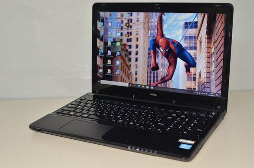 ノートパソコン NEC LS350/M Windows10+office 新品爆速SSD256GB i3-3120M/メモリー4GB/ブルーレイ/15.6インチ/HDMI/無線/便利なソフト多数