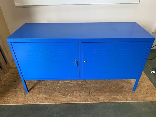 【IKEA】 イケア キャビネット LIXHULT リックスフルト ブルー 鍵付き. IKEA】 イケア キャビネット LIXHULT リックスフルト ブルー 鍵付き