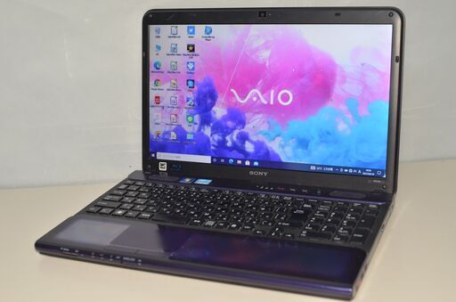 中古良品 Windows10+office 新品爆速SSD256GB SONY VPCCB48FJ core i5-2450M/メモリ8GB/15.6インチ/ブルーレイ/HDMI/無線内蔵/便利なソフト