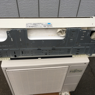 □富士通 エアコン 6畳用 2.2kw AS-J22W-W□2010年製 単相100V ガス 