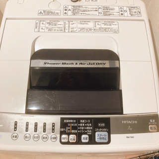 【ネット決済】【10月上旬限定】洗濯機 7kg HITACHI ...