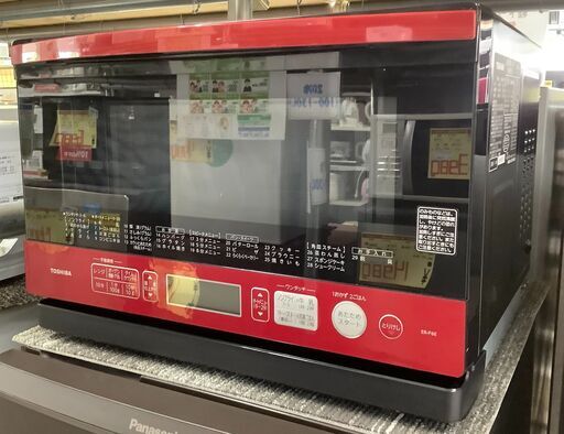 TOSHIBA/東芝 オーブンレンジ ER-P6E(R) 1000W 2016年製 【ユーズドユーズ名古屋天白店】 J1089