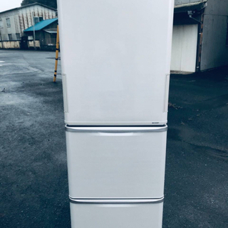 350L‼️1225番 シャープ✨ノンフロン冷凍冷蔵庫✨SJ-PW35A-C‼️