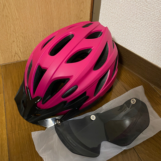 【受付中】ロードバイク　ヘルメット　シールド付 Lサイズ