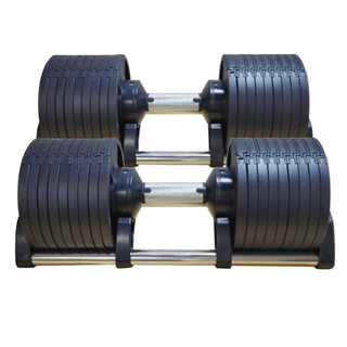 可変式ダンベル 32kg 2個セット 筋トレ器具 アジャスタブル - スポーツ