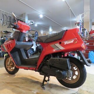 □HONDA BEAT AF07 ホンダ ビート 50cc 1246km 1983年式 レッド タイヤバリ山! 実動! 原付 原チャリ スクーター バイク 札幌発