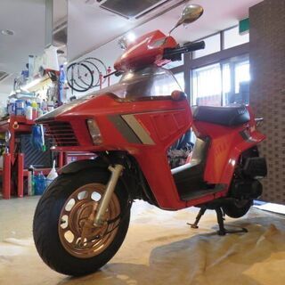 □HONDA BEAT AF07 ホンダ ビート 50cc 1246km 1983年式 レッド タイヤバリ山! 実動! 原付 原チャリ スクーター バイク 札幌発