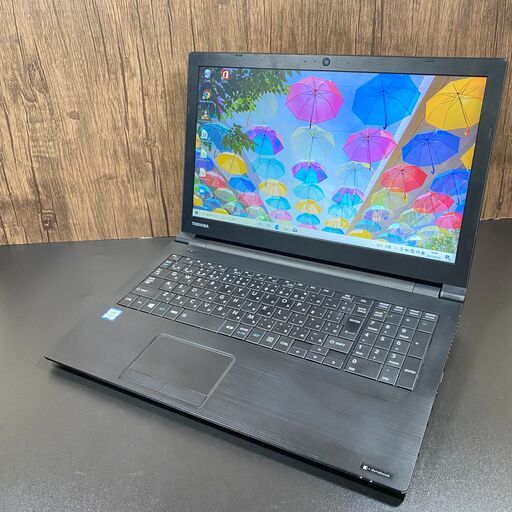 新品高速SSD 第6世代Corei3 メモリ8GB Webカメラ付き 東芝 ノートパソコン