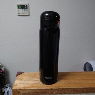 水筒 マグボトル ワンタッチ栓 500ml ブラック 10/15...