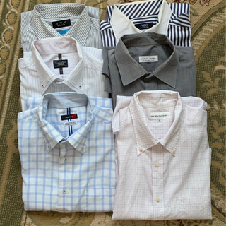 長袖ワイシャツ4枚　半袖ワイシャツ2枚　６枚セット100円