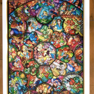 ディズニーパズルステンドグラス調 完成品 ゆうき 米野木の家具の中古あげます 譲ります ジモティーで不用品の処分