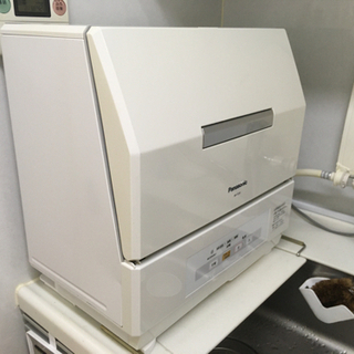 【ネット決済・配送可】水切りカゴのスペースに置けるプチ食洗機