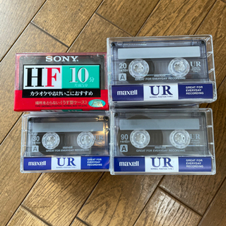 【新品/未使用品】カセットテープ20個まとめて100円で売ります！