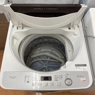 H-01◇ES-GE5B◇ 洗濯機 5.5kg 2018年シャープ製