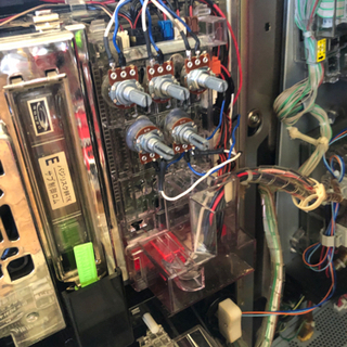 商談中　パチスロ実機　バジリスク絆　コイン不要機