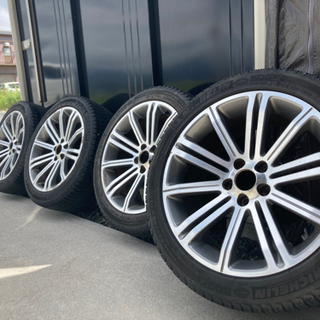 日本未入荷 プジョー RCZ 純正アルミホイール スタッドレスタイヤ 235/45R18 タイヤ・ホイール