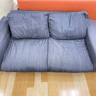 無印良品 2人掛けソファー デニム【トレファク岸和田店】