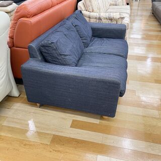無印良品 2人掛けソファー デニム【トレファク岸和田店】