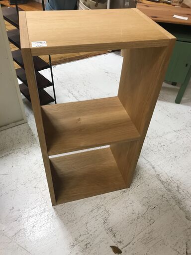 無印良品　スタッキングシェルフ　2×1　ナチュラル【トレファク南柏店】