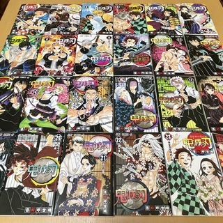 【値下げ可】鬼滅の刃全巻＋外伝＋約束のネバーランド全巻セット