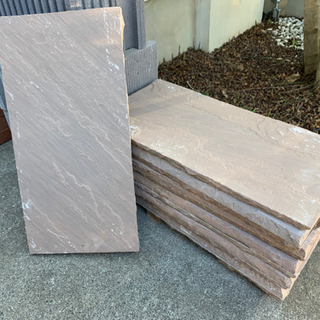 天然石 平板 方形石　600×300 12枚