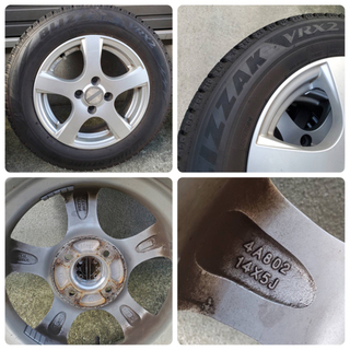 み*ん様 165/70R14 スタッドレスタイヤ　ホイール4本セット　ブリヂスト み*ん様 165/70R14 スタッドレスタイヤ ホイール4本セット ブリヂスト