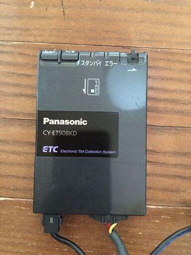 ETC 軽自動車登録(Panasonic CY-ET908KD) 電池稼働