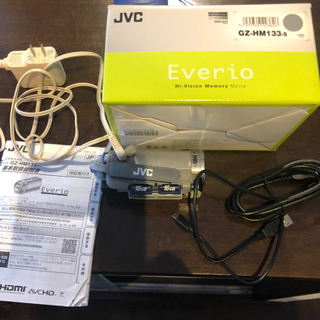 JVC.ビクター ビデオカメラ Everio GZ-HM133-S