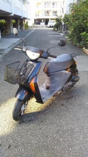[配送可\u0026即乗り可]　スズキ　レッツ5　原付　バイク　インジェクション　50cc　軽整備済　通勤通学に