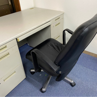 【引き取り限定】オフィス用机椅子セット
