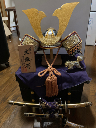 兜節句　兜 かぶと 鉄製 甲冑 端午の節句 五月節句 武具 こどもの日 鉄兜