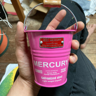 MERCURY 小さいバケツ　ピンク　中古品