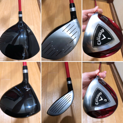 送料込ジュニア子供用ゴルフクラブセットCallwayキャロウェイXJレッドRED キャロウェイ XJシリーズジュニア用 ゴルフセット レッド