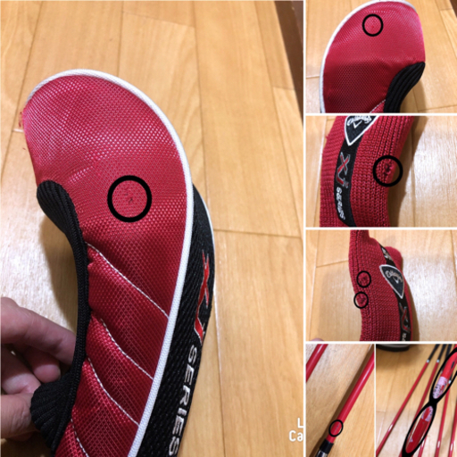 キャロウェイ XJシリーズジュニア用 ゴルフセット レッド 送料込