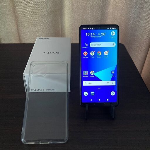 手渡し】AQUOS SH-M15 お風呂でも使える防水、おサイフ、ロング 