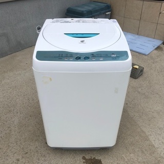 2009年製 シャープ 全自動洗濯機「ES-FG45H-A」4.5kg