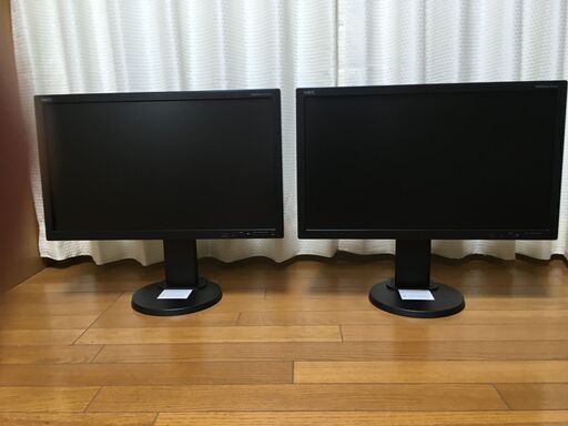 引き取り限定 ２台セット NEC E231W ディスプレイモニター