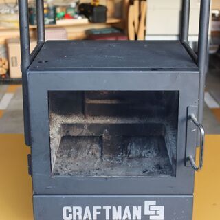 高品質アウトドアキャンピング薪ストーブ 最大級耐熱ガラス窓 CRAFTMAN C3