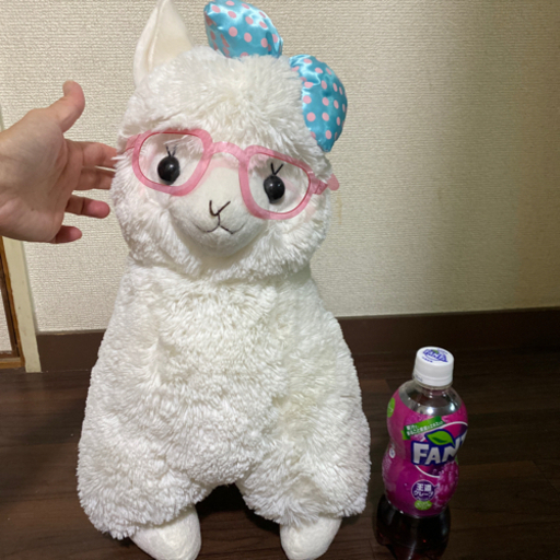 ふわふわアルパカぬいぐるみ 大きくて可愛いです Mimi 緑地公園のおもちゃの中古あげます 譲ります ジモティーで不用品の処分