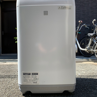 🏅シャープ 5.5キロ 穴なし槽カビぎらい‼️配送無料🚛当日配送‼️清掃済み🔹　冷蔵庫　も出品✅　京都　兵庫　大阪　滋賀　和歌山　京都　✨       