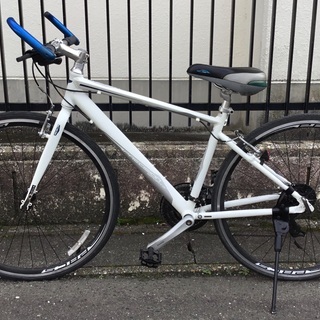 ＜動作・美品＞あさひ・プレシジョンスポーツ・アルミ 430㎜・3×8段変速・ホワイト