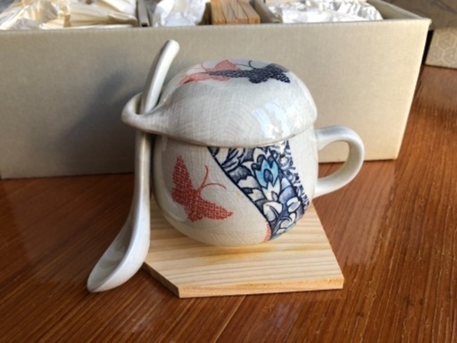 蒸し料理用カップのセット 蓋付き 茶碗蒸し