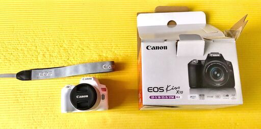 Canon デジタル一眼レフカメラ EOS Kiss X10 標準ズームキット ホワイト KISSX10WH-1855ISSTMLK
