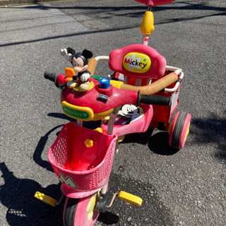 ▪️ミッキーマウス 自転車 三輪車 ベビーカー 手押し