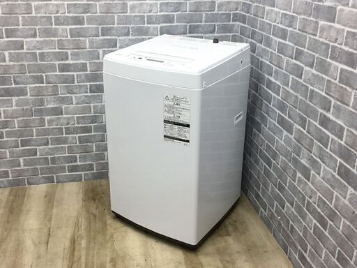 【ハッピー西葛西店】全自動洗濯機　4.5kg　東芝　2019年式　ID:60717