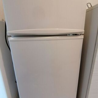 冷凍冷蔵庫 小型 直冷式 2ドア 85L ホワイト