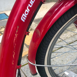 子乗せ自転車　使用２年　非電動　ふらっか〜ずシュシュ