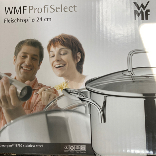 【在庫確認お願い】WMF ハイキャセロール　透明蓋　24cm