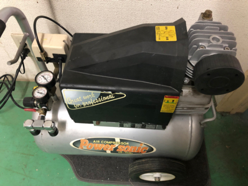 【取引完了】1.5馬力エアコンプレッサー（セット購入割引きあり）